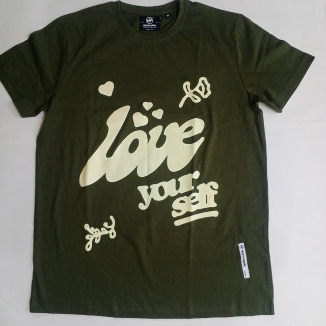 Love Yourself M - Army Green Regular Fit Sale