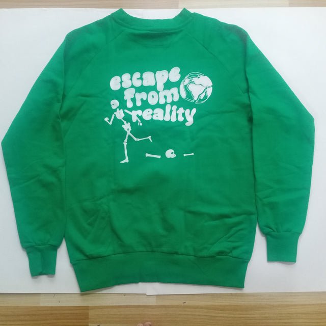 Escape From Reality M - Green Sweat Shirt (Minor Print Issue)