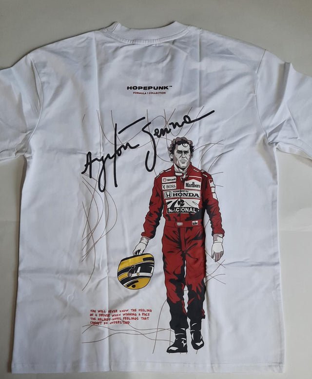 Ayrton Senna L / White (Minor Print Issue)