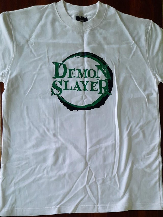 Demon Slayer - L / White Oversize T Shirt (Sale)