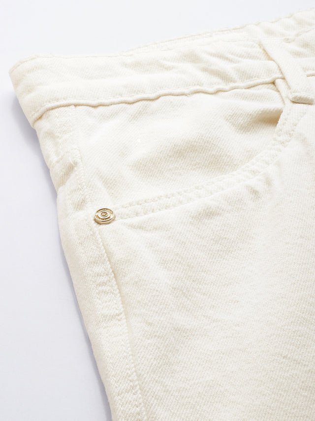 Denim: Off White (Baggy Fit)