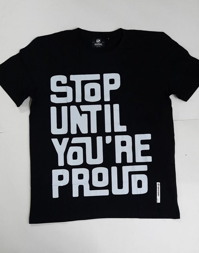 Stop Until You're Proud L - Black Sale