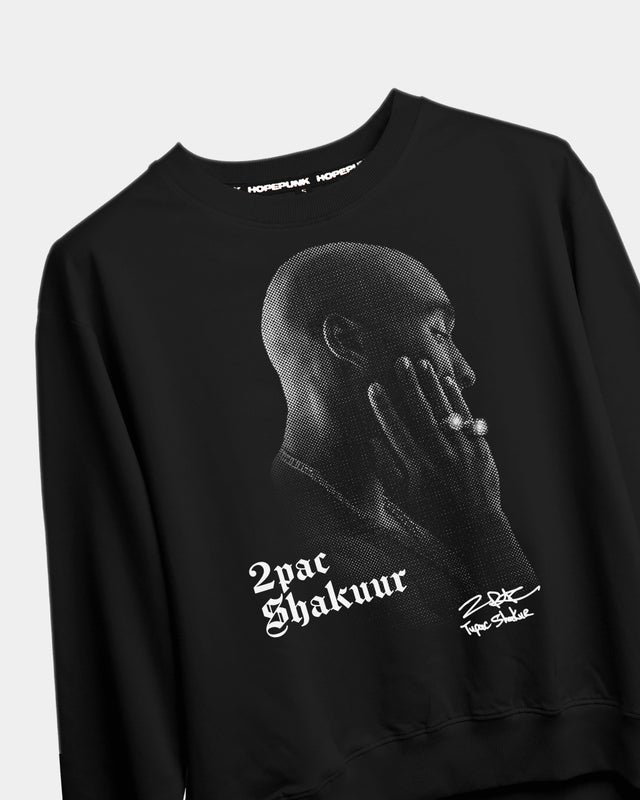 Tupac Shakur Halftone - Sweatshirt