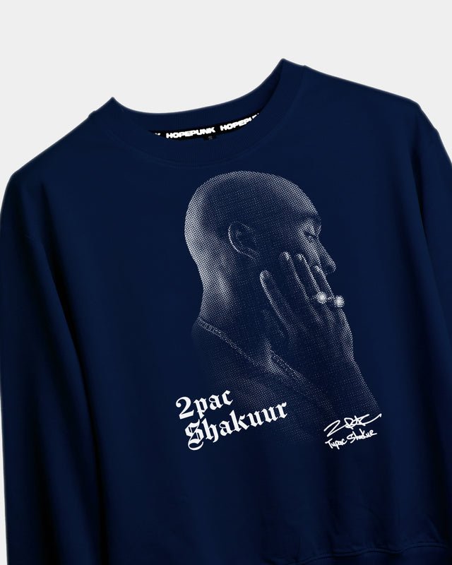 Tupac Shakur Halftone - Sweatshirt