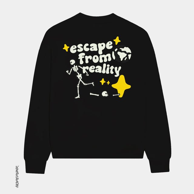 Escape from Reality XL Black Sweatshirt (Minor Print Issue)