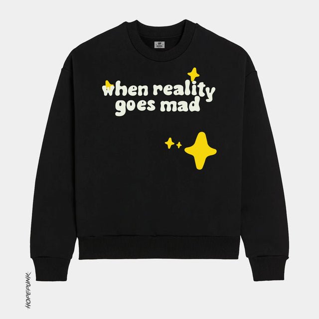 Escape from Reality XL Black Sweatshirt (Minor Print Issue)