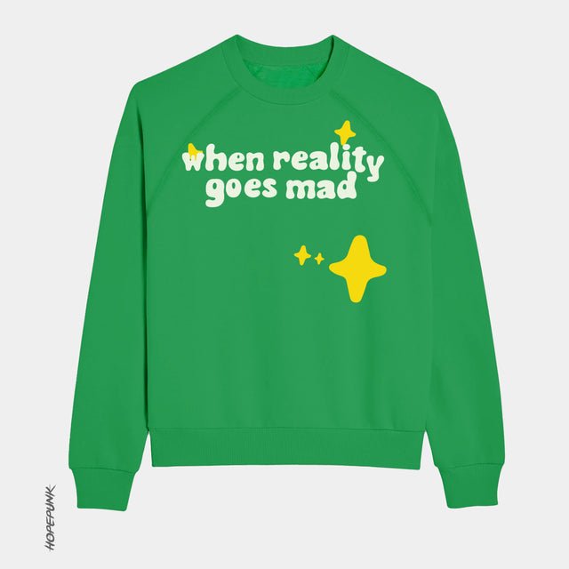 Escape from Reality S Green Sweat shirt
